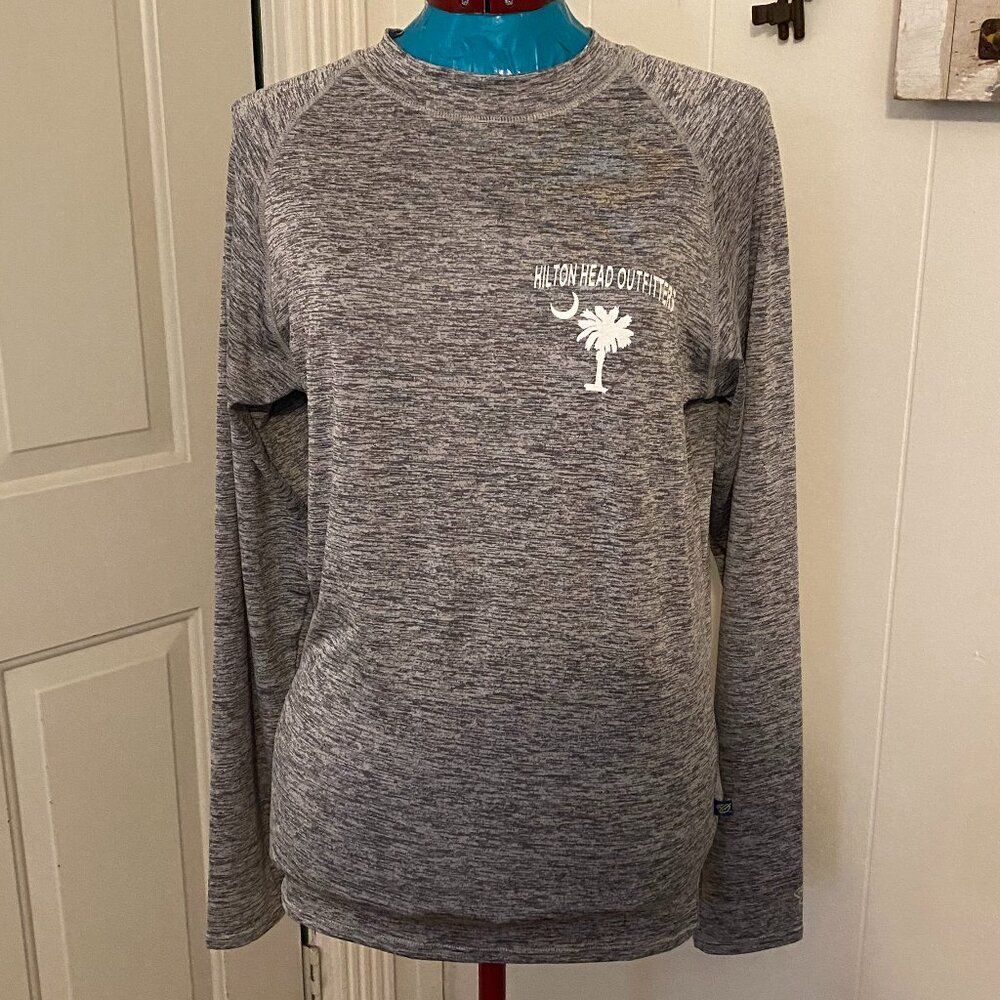 Banana Boat Hilton Head Outfitters Long Sleeve Women Top Size L